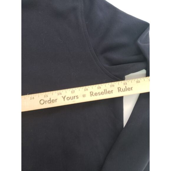 Banana Republic Navy Blue Zip Sweater Men's sz M Coastal Indie Jacket Layer - Picture 5 of 8